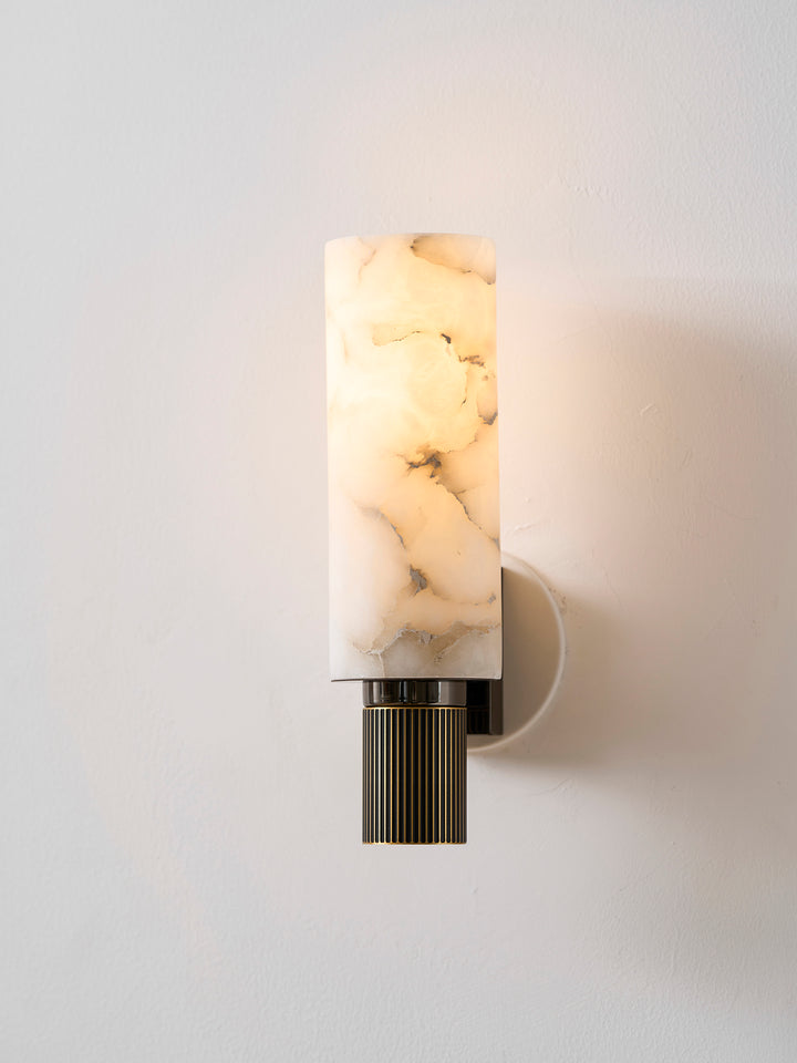 Torch Alabaster Sconce
