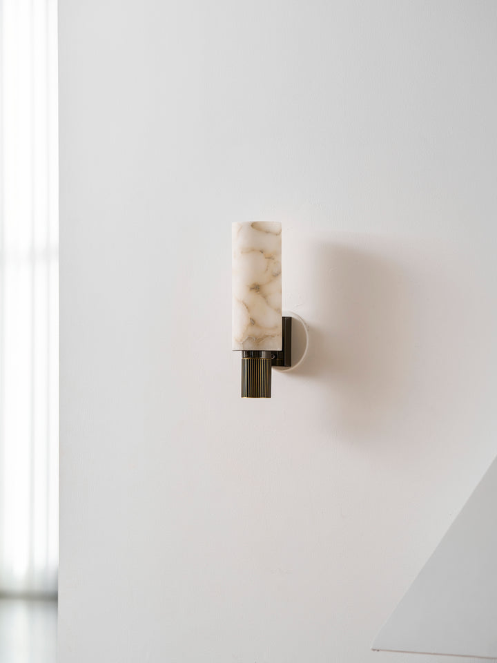 Torch Alabaster Sconce