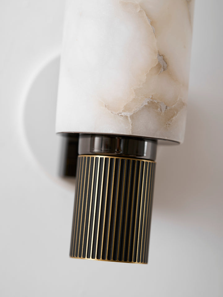 Torch Alabaster Sconce
