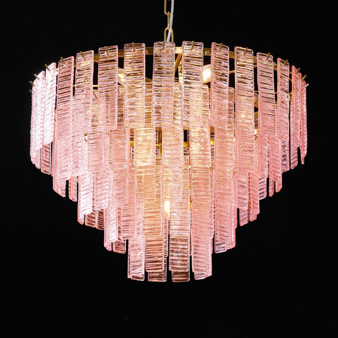 Opalora Pink Murano Chandelier - Vakkerlight