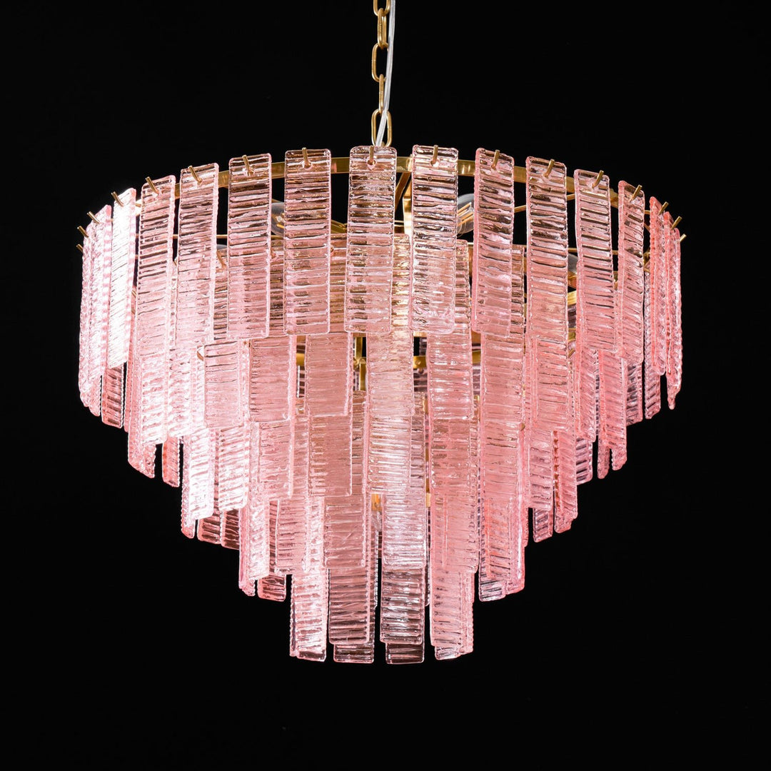 Opalora Pink Murano Chandelier - Vakkerlight