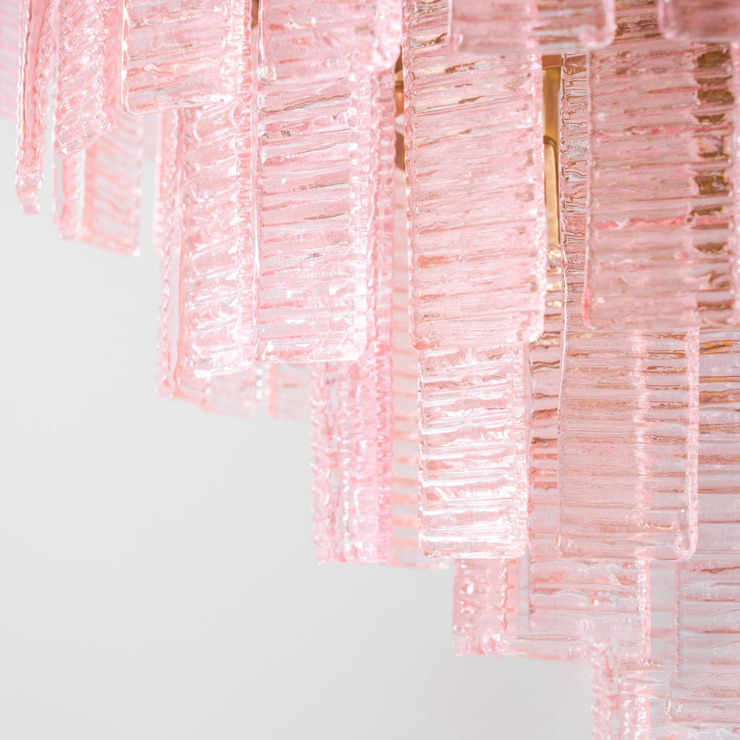 Opalora Pink Murano Chandelier - Vakkerlight