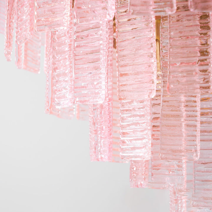 Opalora Pink Murano Chandelier - Vakkerlight