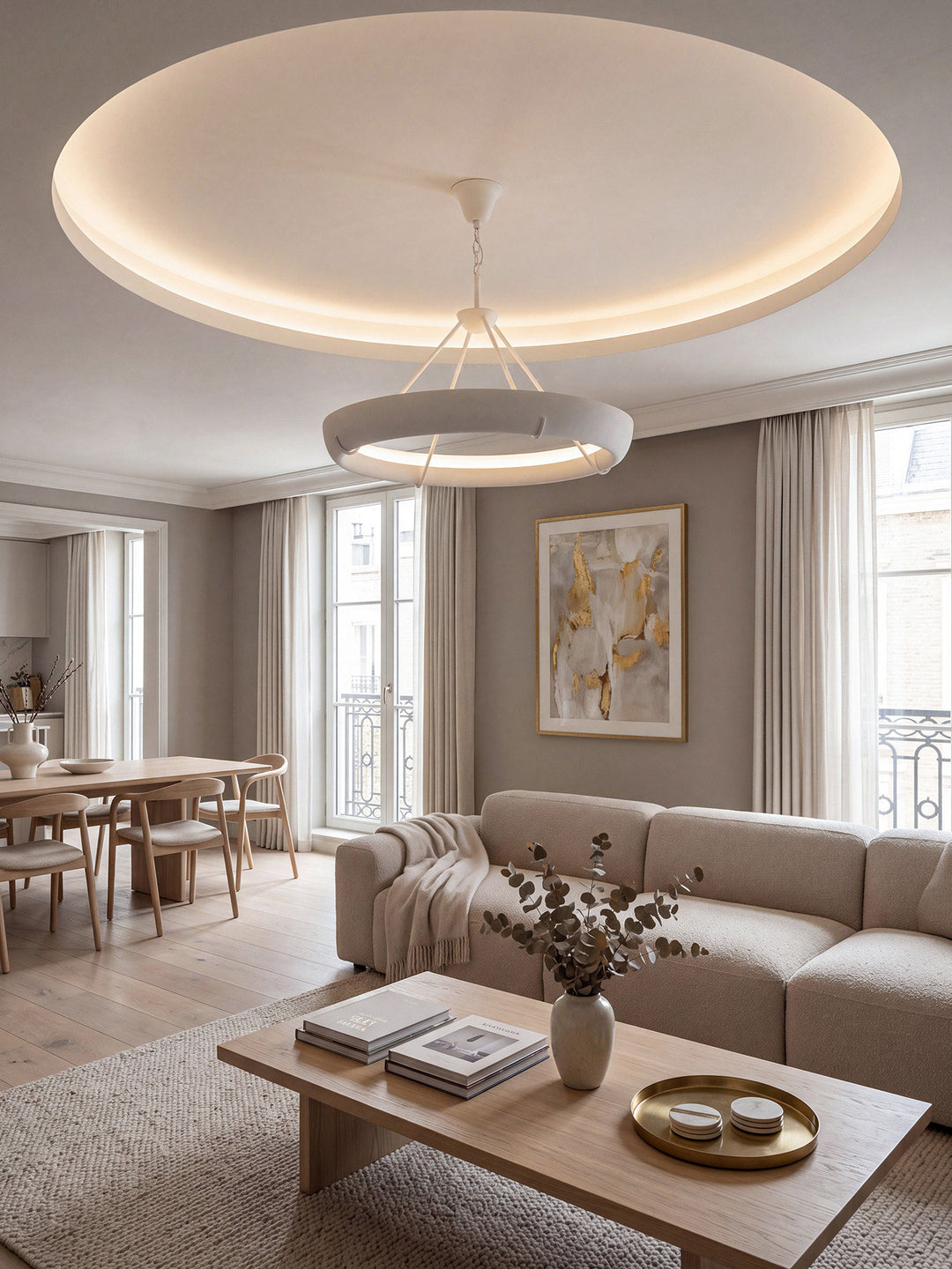 Torus Composite Ring Chandelier