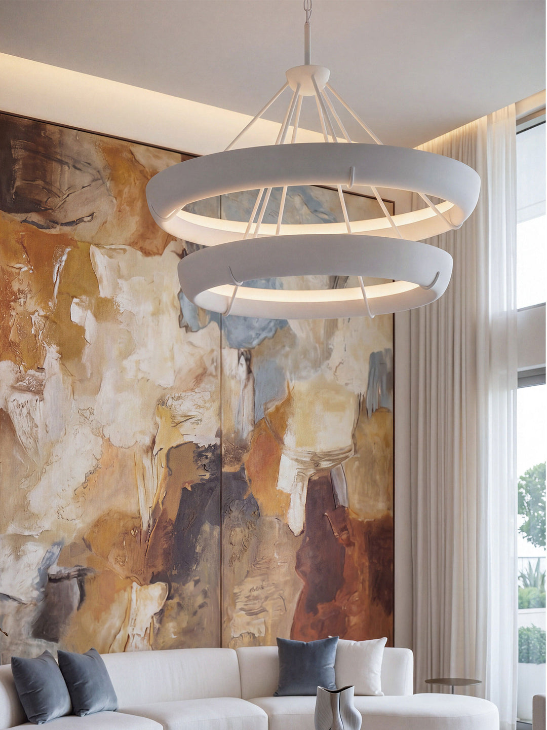 Torus Composite Ring Chandelier