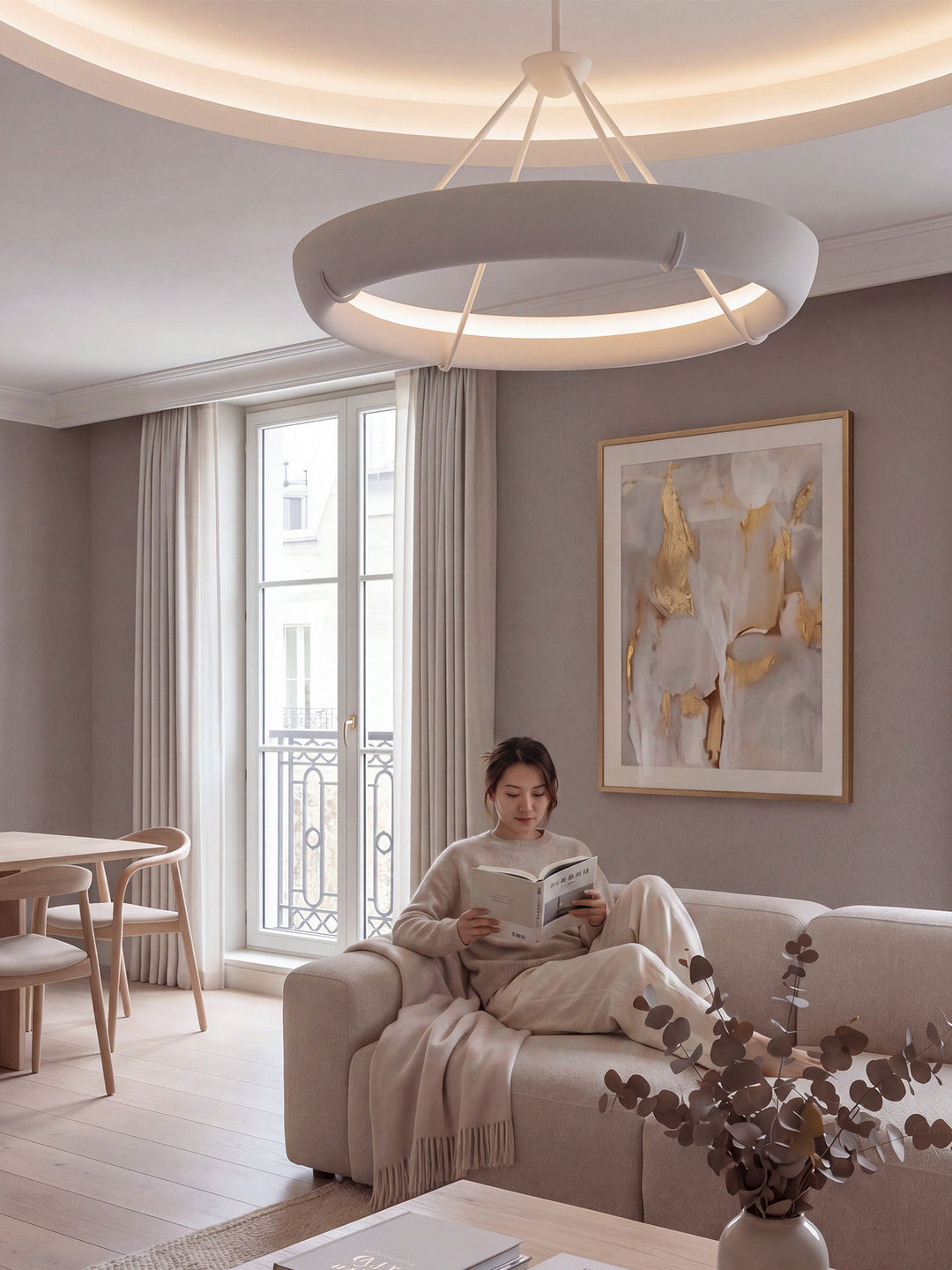 Torus Composite Ring Chandelier