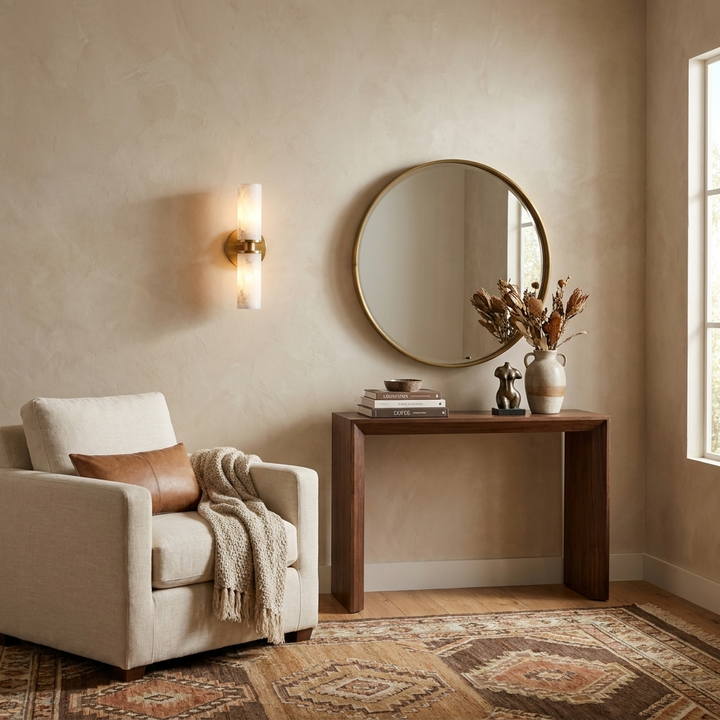 Totem Alabaster Wall Sconce
