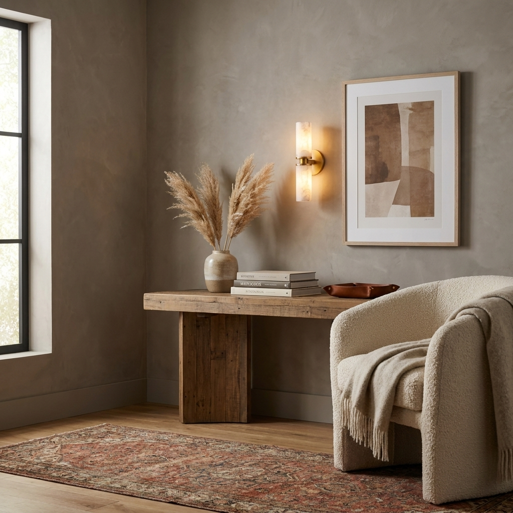 Totem Alabaster Wall Sconce