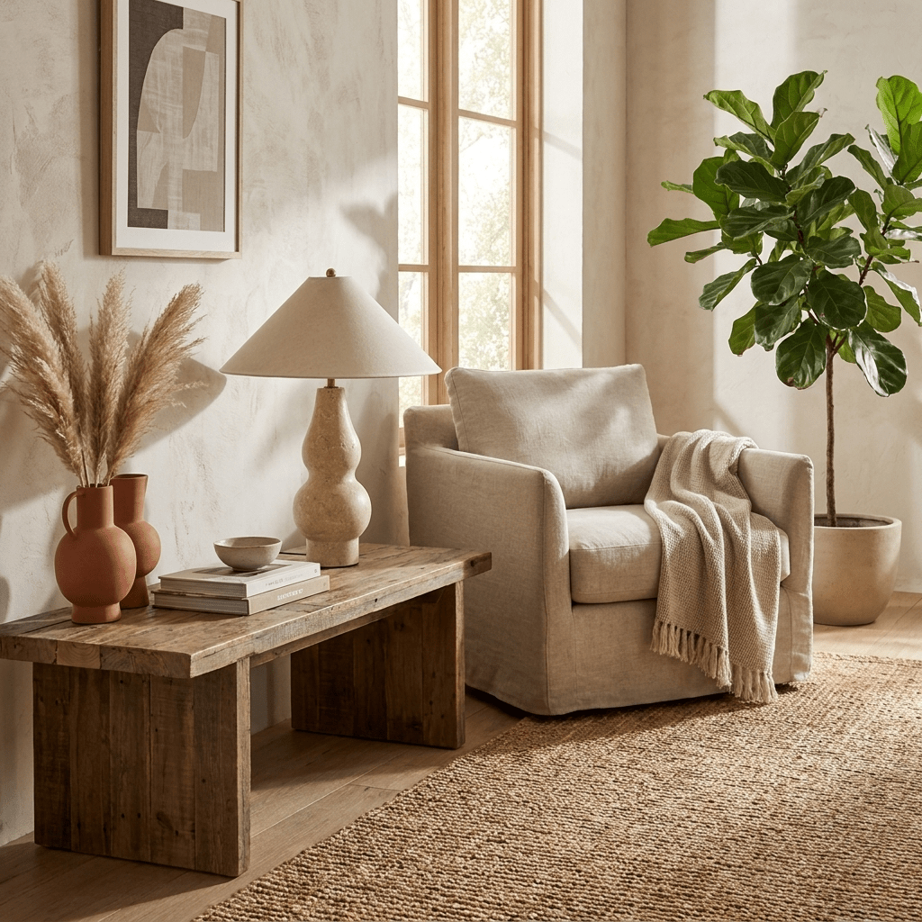 Tovelle Yellow Travertine Table Lamp - Vakkerlight