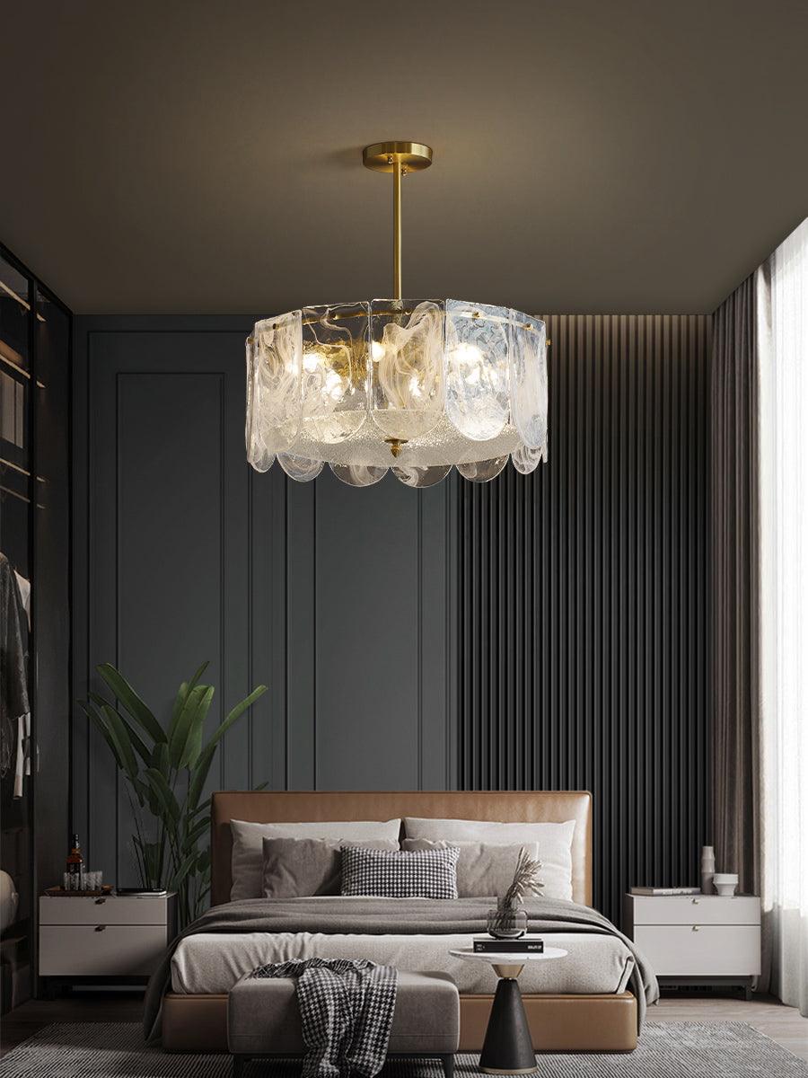 Traditional Classic Metal Glass Chandelier - Vakkerlight