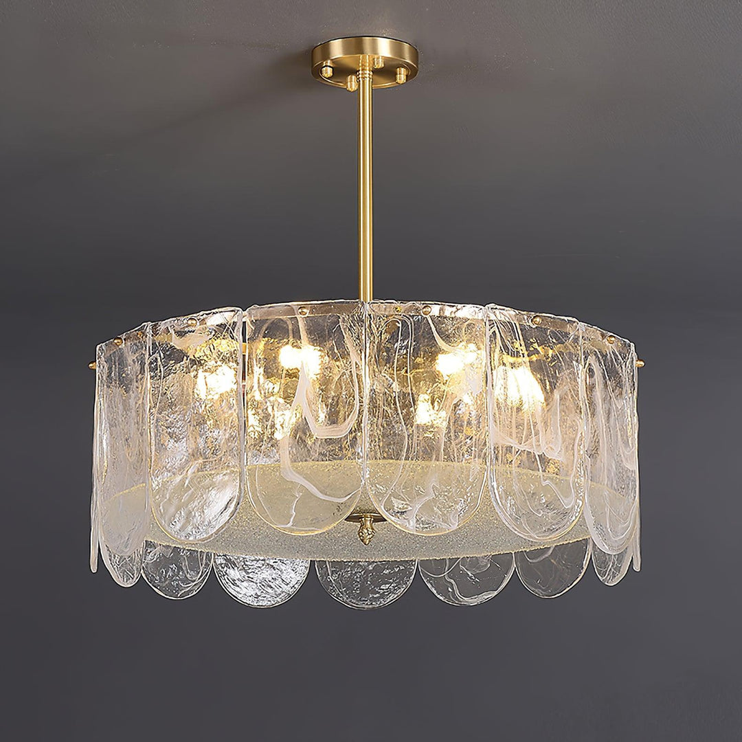 Traditional Classic Metal Glass Chandelier - Vakkerlight