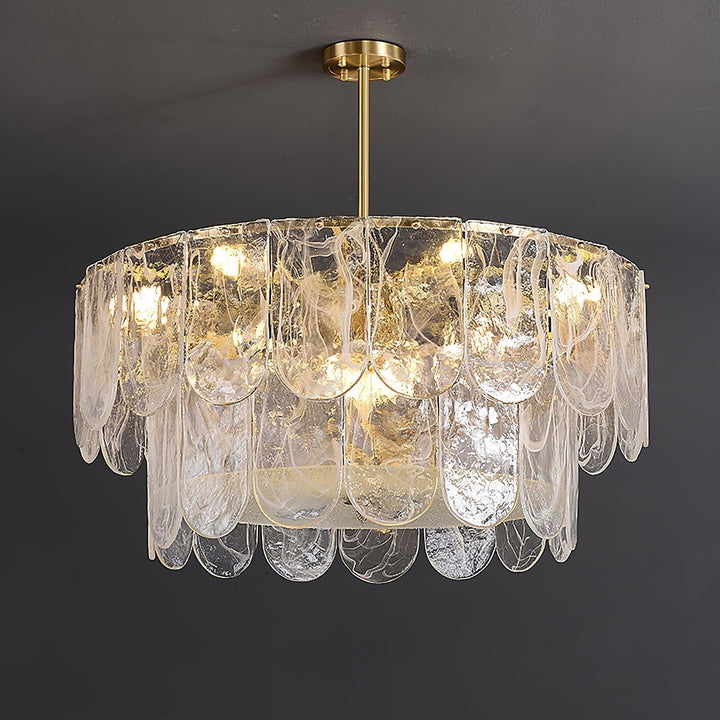 Traditional Classic Metal Glass Chandelier - Vakkerlight