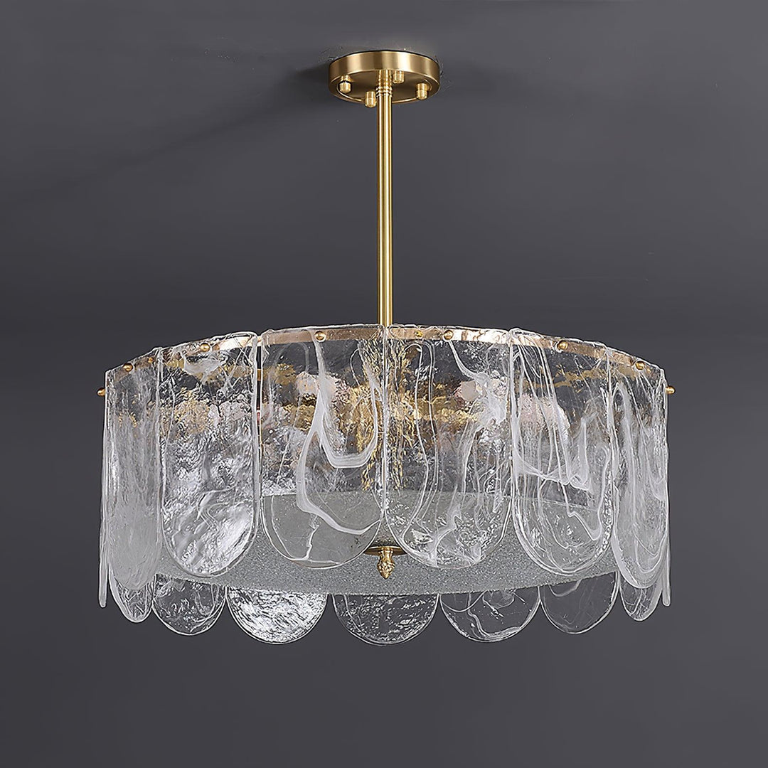 Traditional Classic Metal Glass Chandelier - Vakkerlight