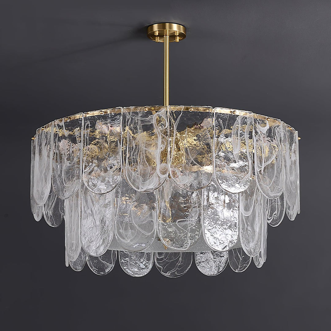 Traditional Classic Metal Glass Chandelier - Vakkerlight