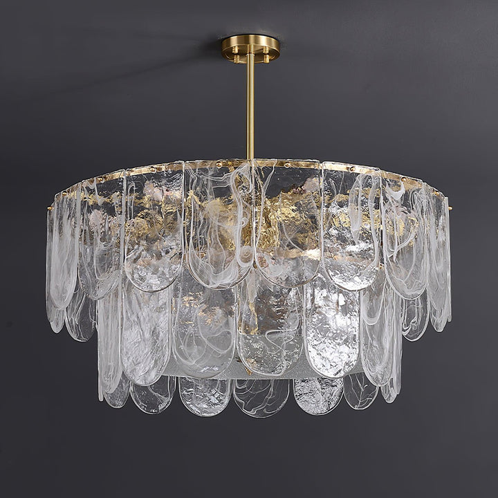 Traditional Classic Metal Glass Chandelier - Vakkerlight