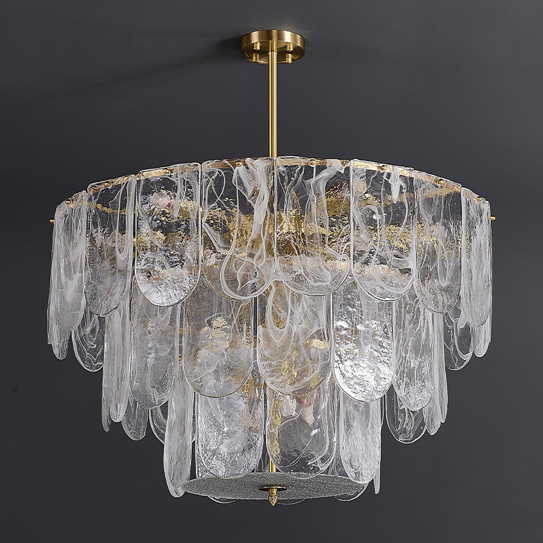 Traditional Classic Metal Glass Chandelier - Vakkerlight