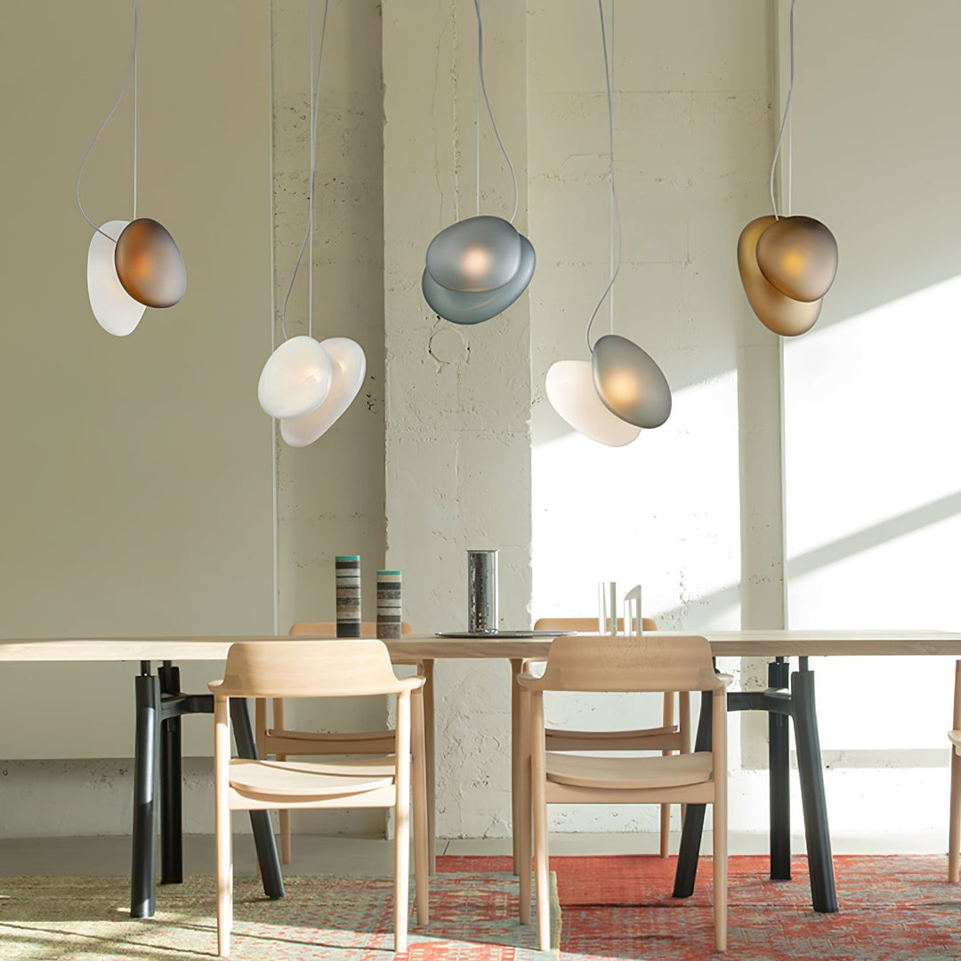 Translucent Frosted Glass Pendant Light - Vakkerlight