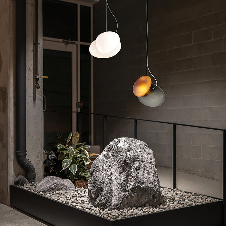 Translucent Frosted Glass Pendant Light - Vakkerlight