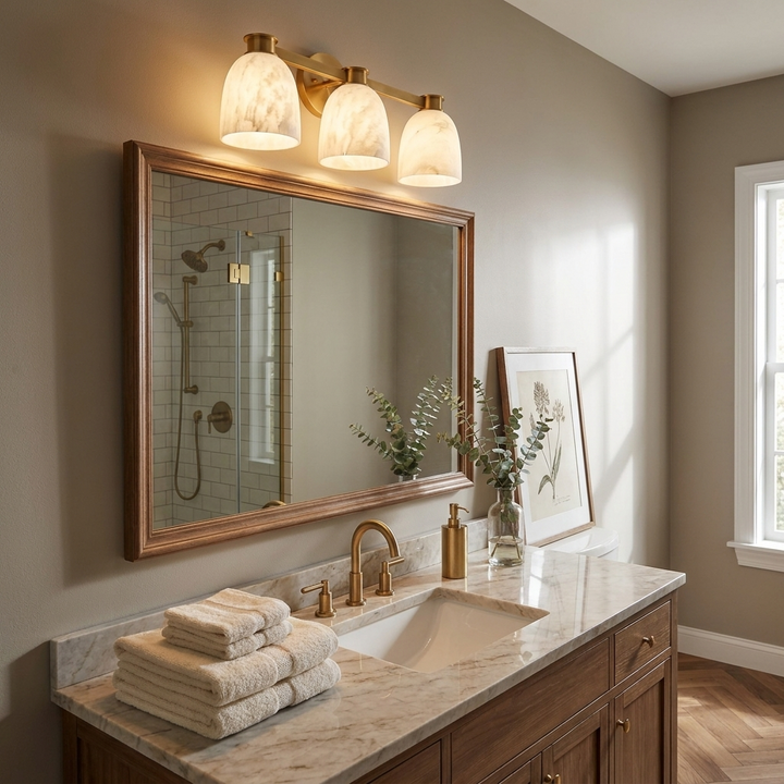 Transom Alabaster Wall Sconce