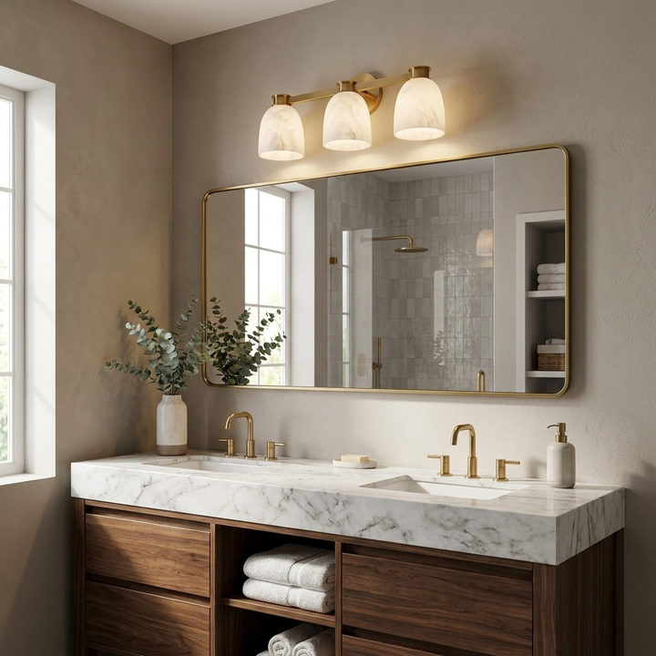 Transom Alabaster Wall Sconce