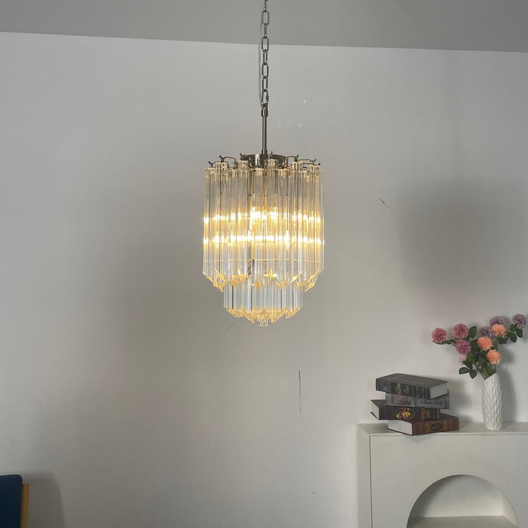 Transparant Murano Prism Chandelier - Vakkerlight