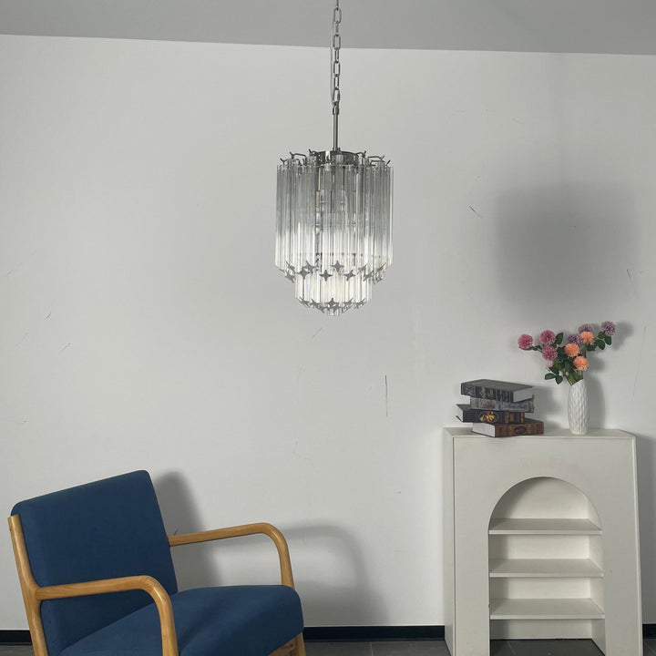 Transparant Murano Prism Chandelier - Vakkerlight