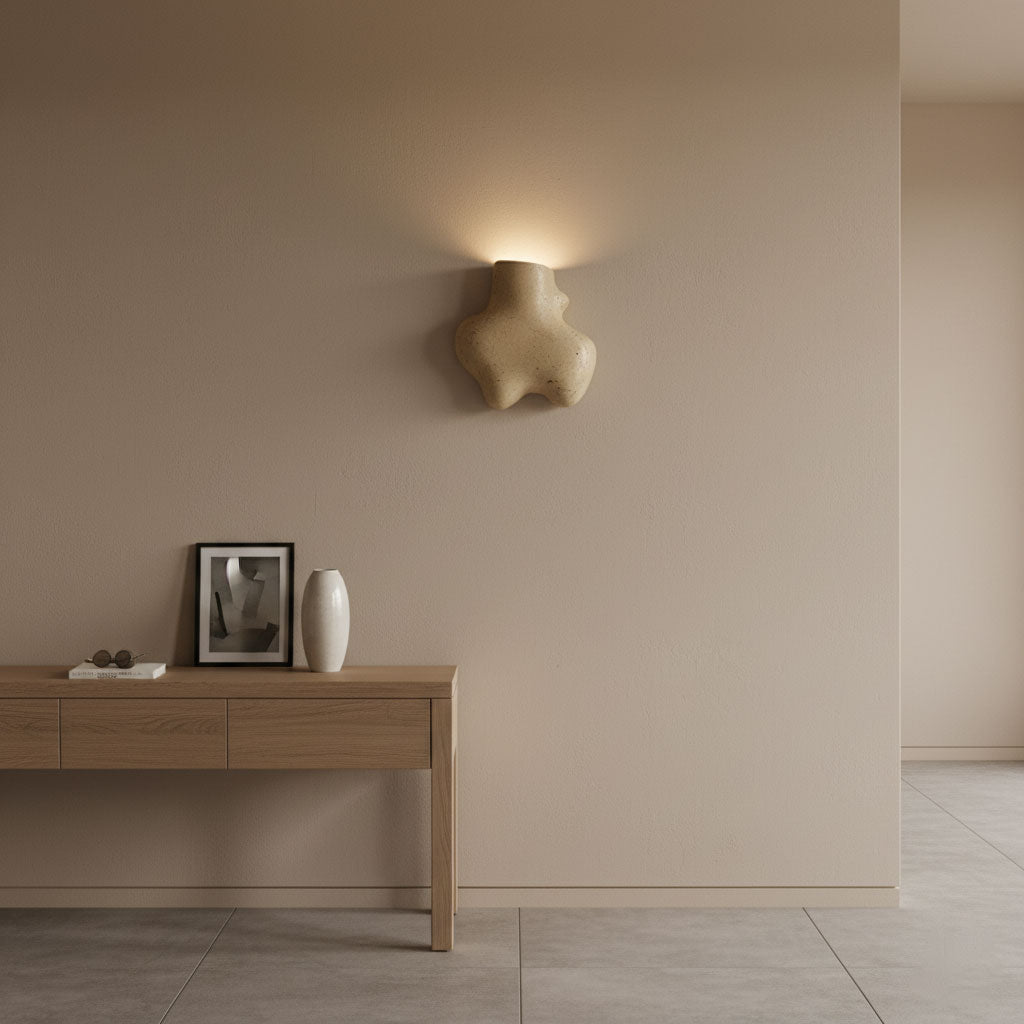Travertine Abstract Wall Lamp - Vakkerlight