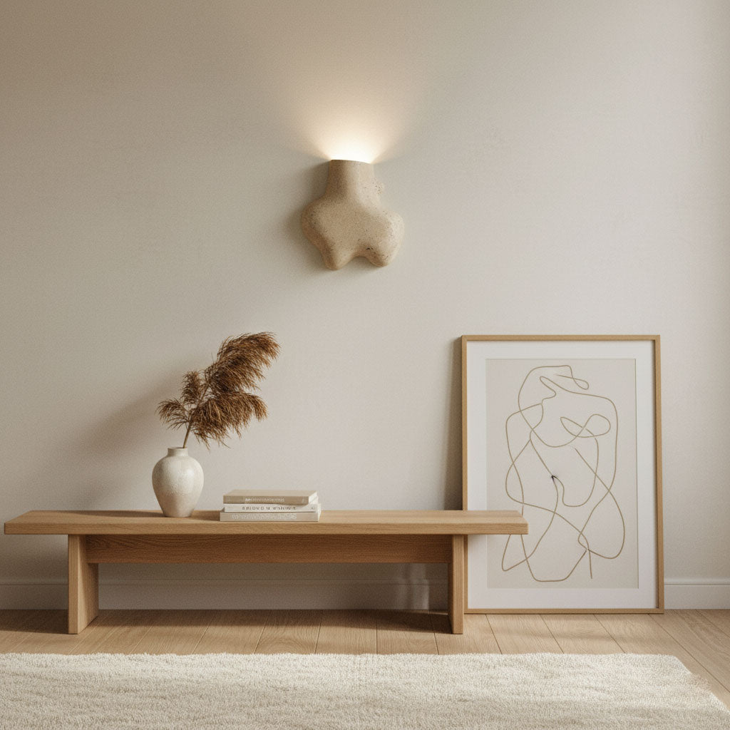 Travertine Abstract Wall Lamp - Vakkerlight