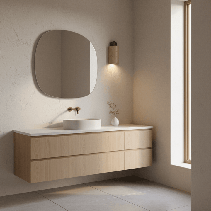 Travertine Cylinder Cap Wall Light - Vakkerlight