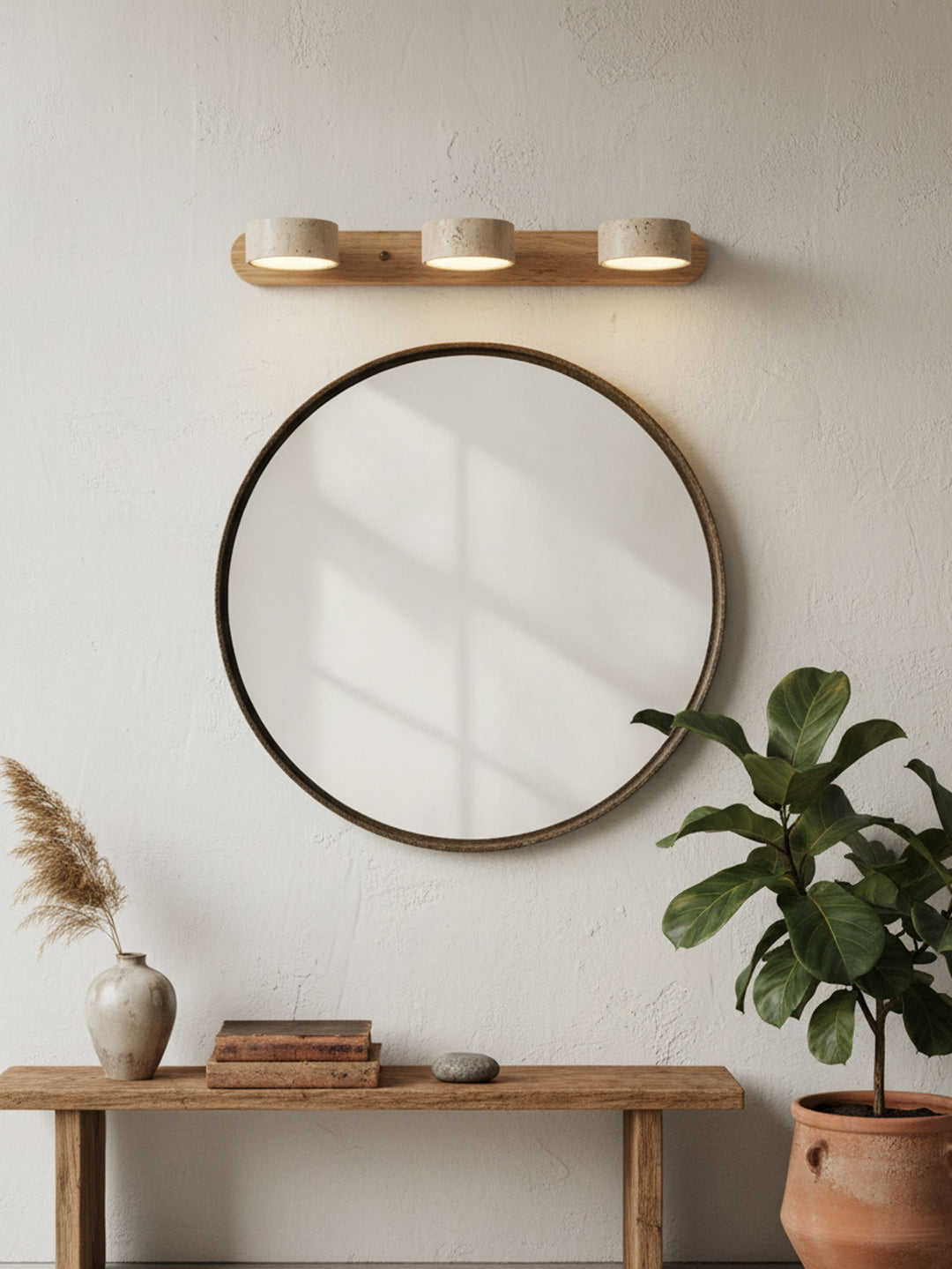 Travertine Duo Wall Light - Vakkerlight