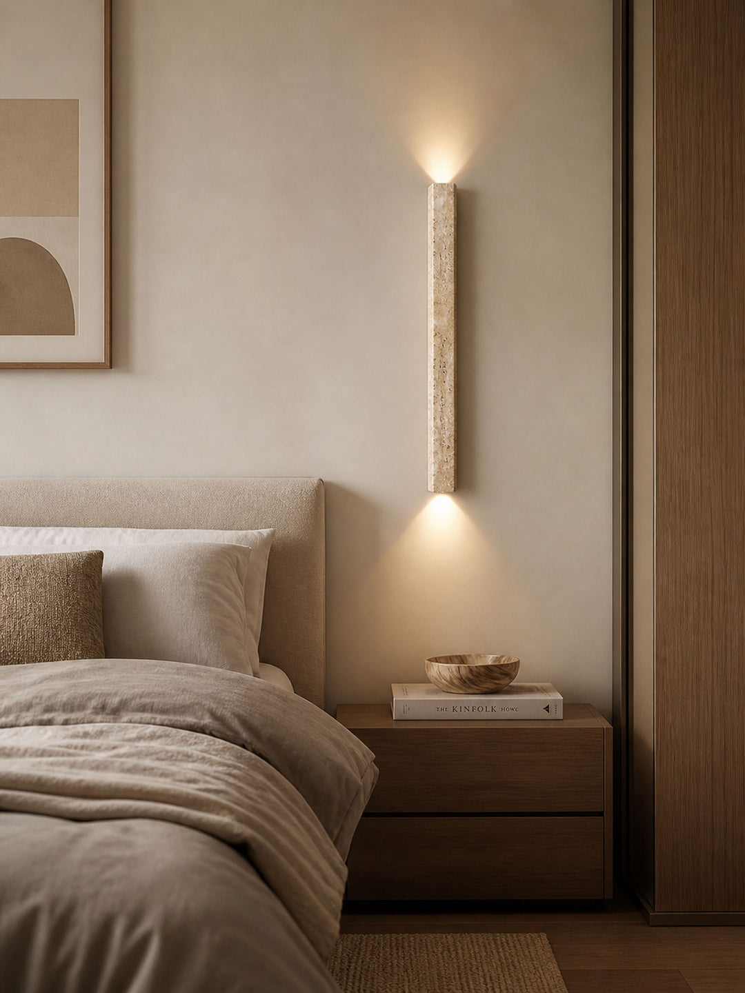 Travertine Stripe Wall Sconce - Vakkerlight