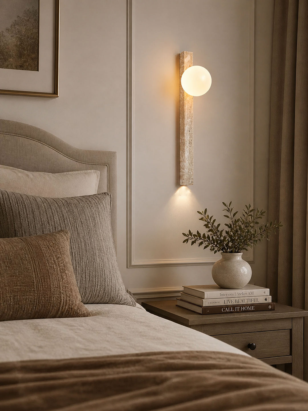 Travertine Stripe Wall Sconce - Vakkerlight