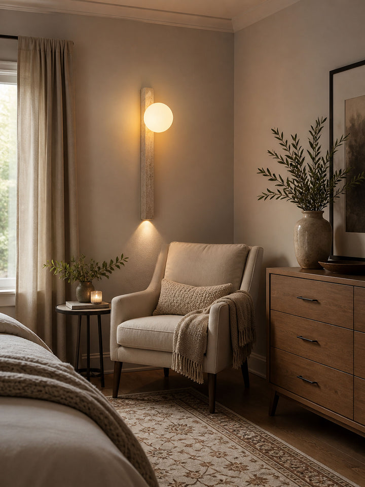 Travertine Stripe Wall Sconce - Vakkerlight