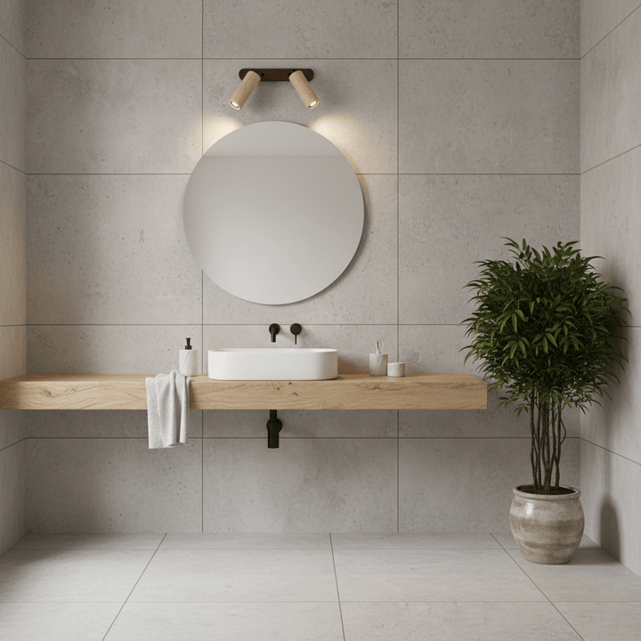 Travertine Triple Spotlight Wall Lamp - Vakkerlight