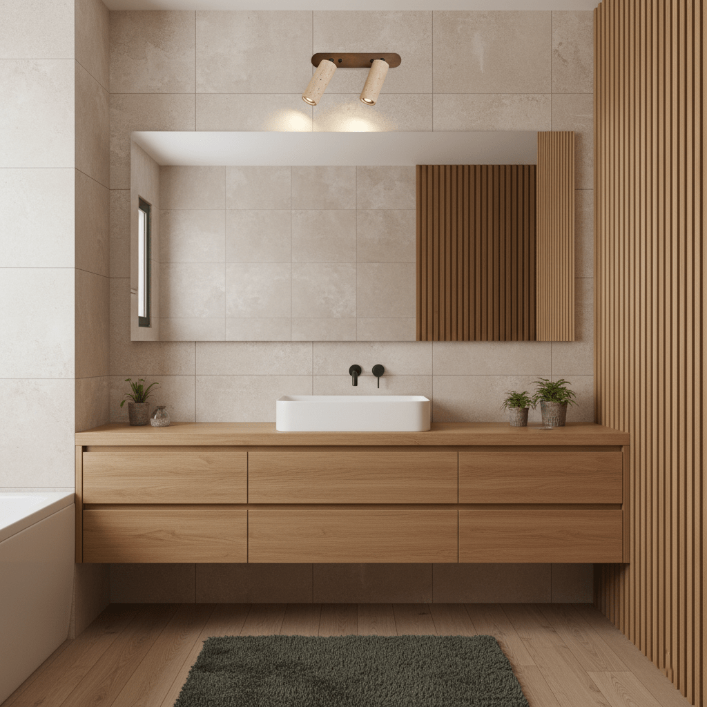 Travertine Triple Spotlight Wall Lamp - Vakkerlight