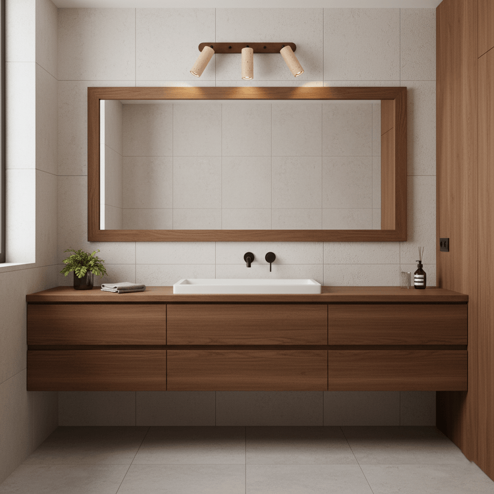 Travertine Triple Spotlight Wall Lamp - Vakkerlight