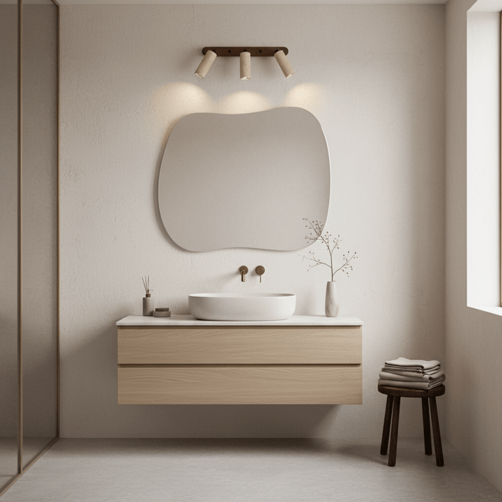 Travertine Triple Spotlight Wall Lamp - Vakkerlight