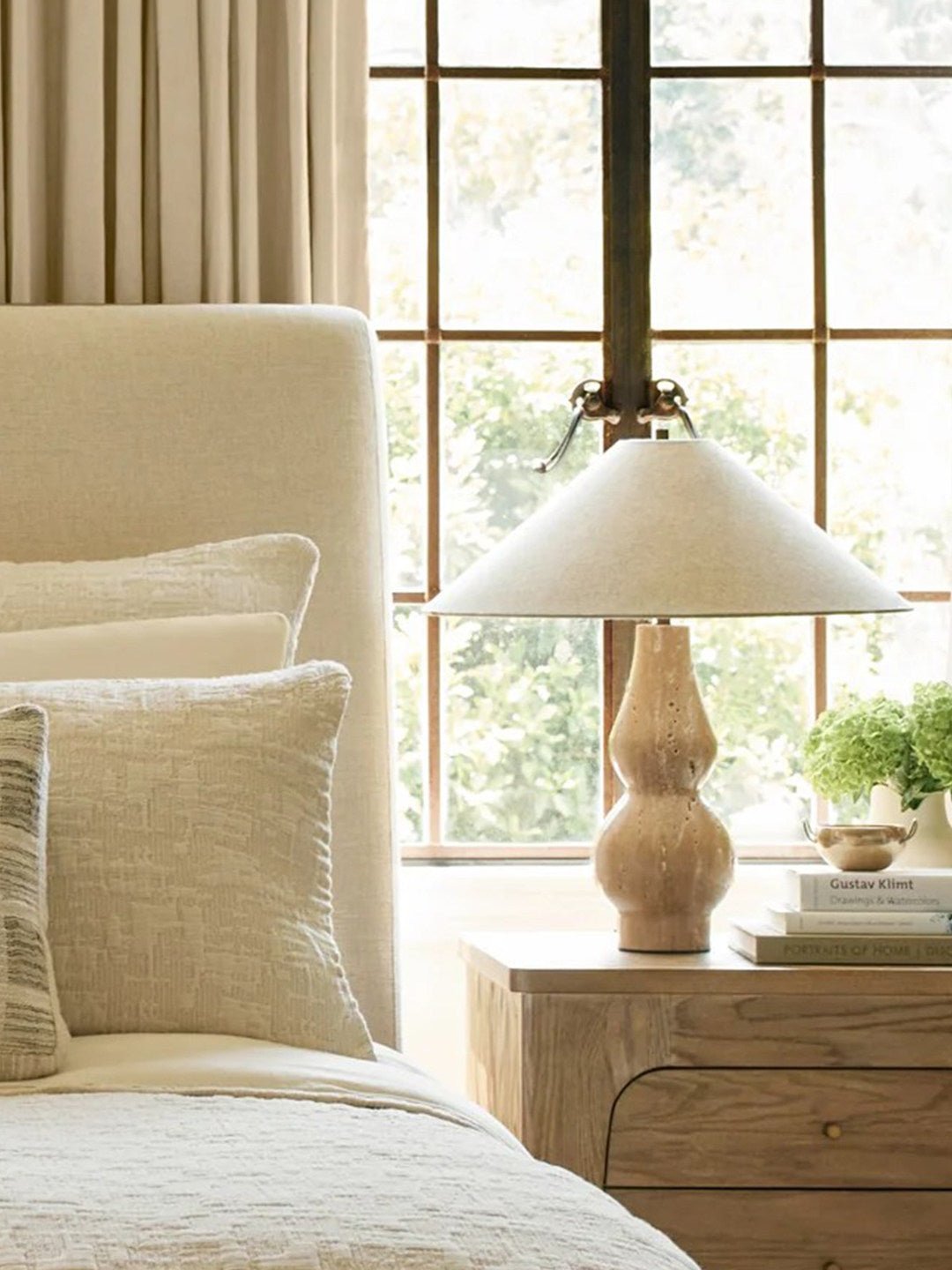 Travertine Double-Gourd Table Lamp - Vakkerlight
