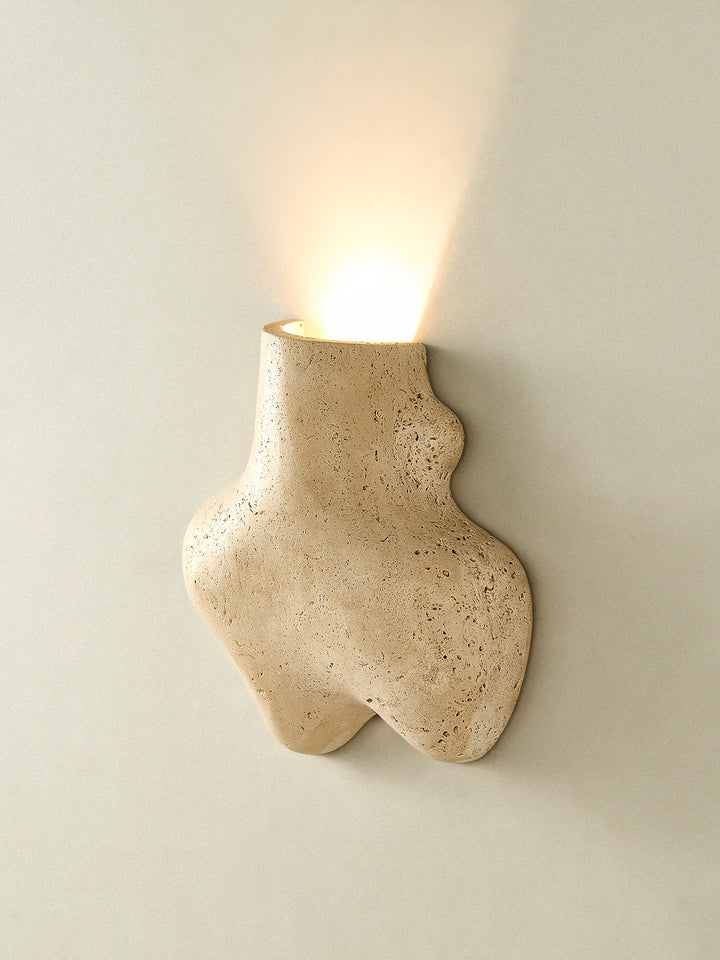 Travertine Abstract Wall Lamp - Vakkerlight