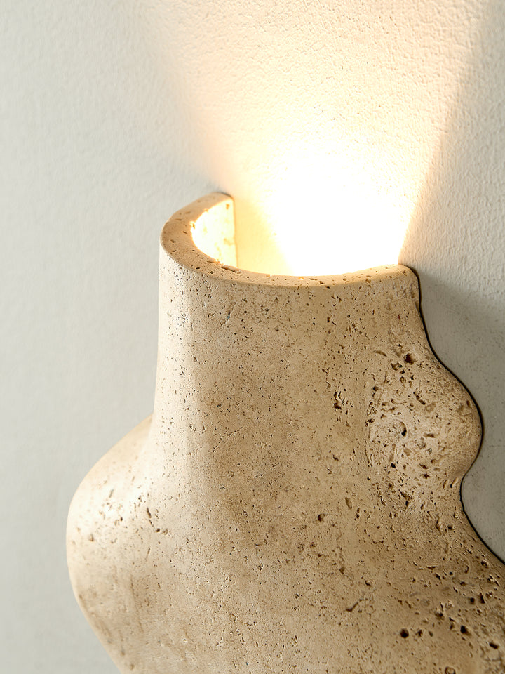 Travertine Abstract Wall Lamp - Vakkerlight