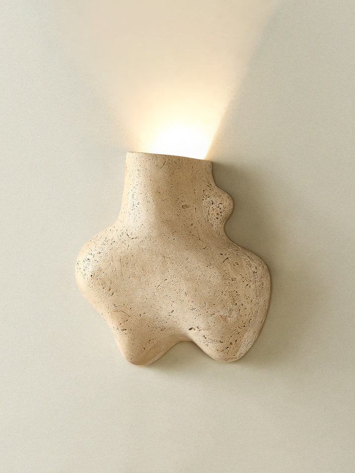 Travertine Abstract Wall Lamp - Vakkerlight