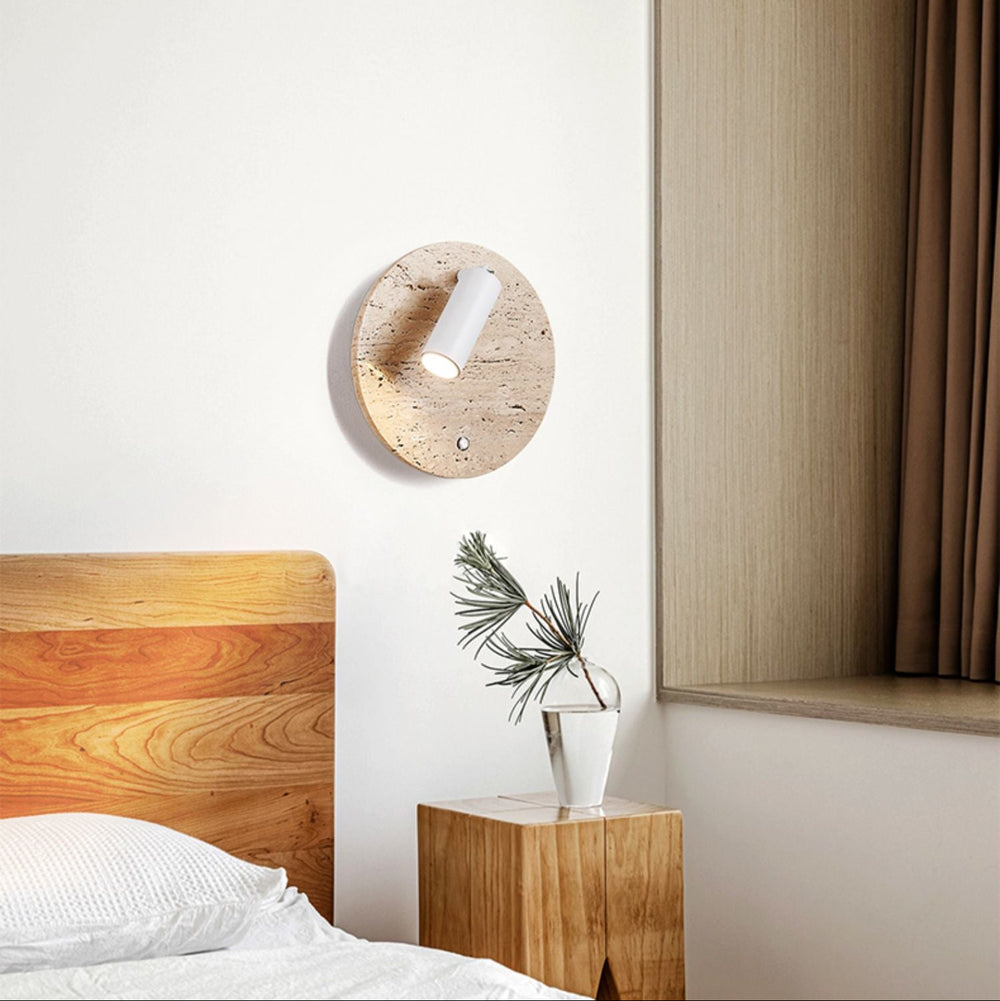 Travertine Axis Directional Sconce - Vakkerlight