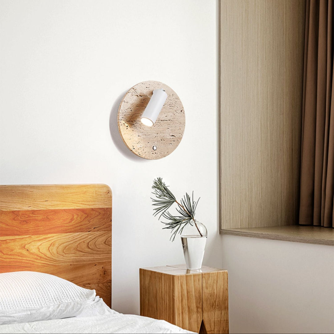 Travertine Axis Directional Sconce - Vakkerlight