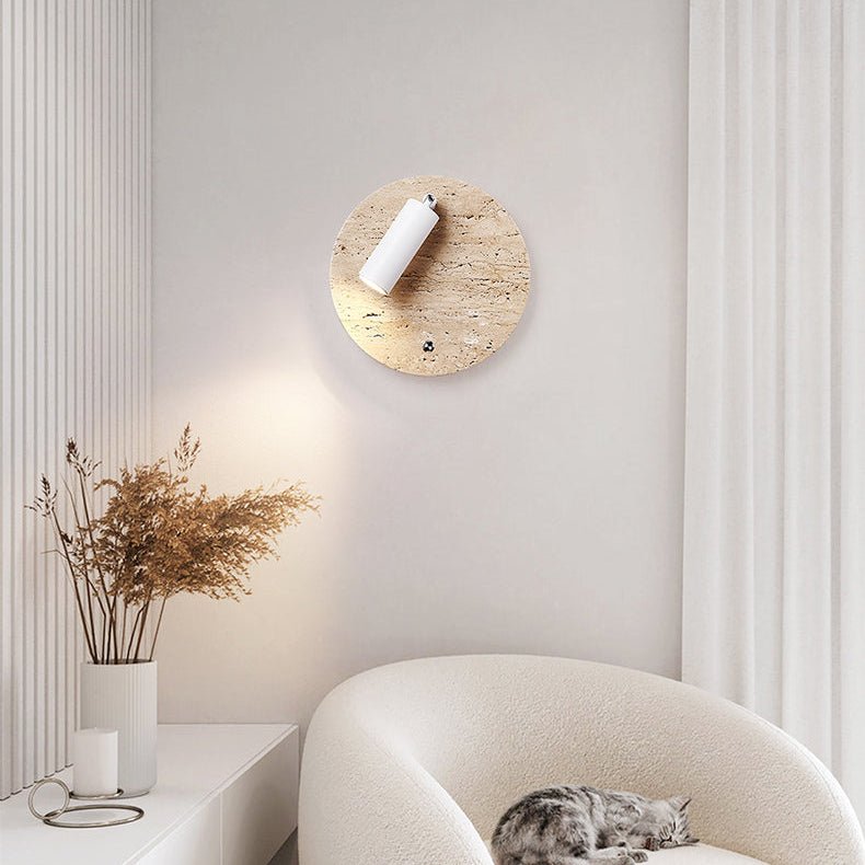 Travertine Axis Directional Sconce - Vakkerlight