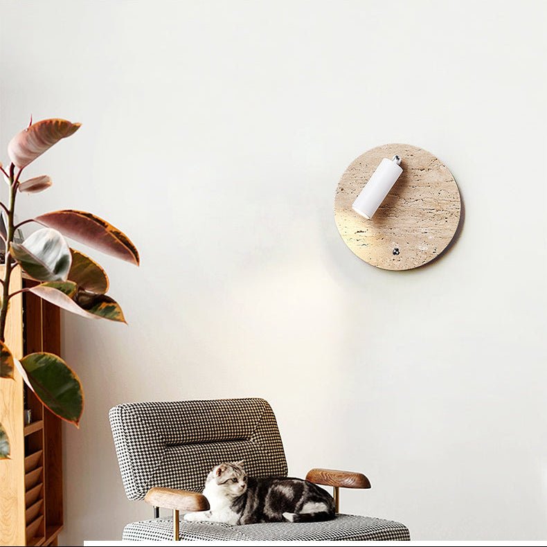 Travertine Axis Directional Sconce - Vakkerlight