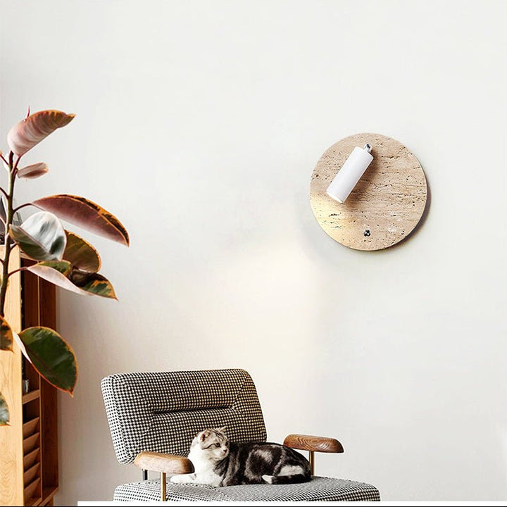 Travertine Axis Directional Sconce - Vakkerlight