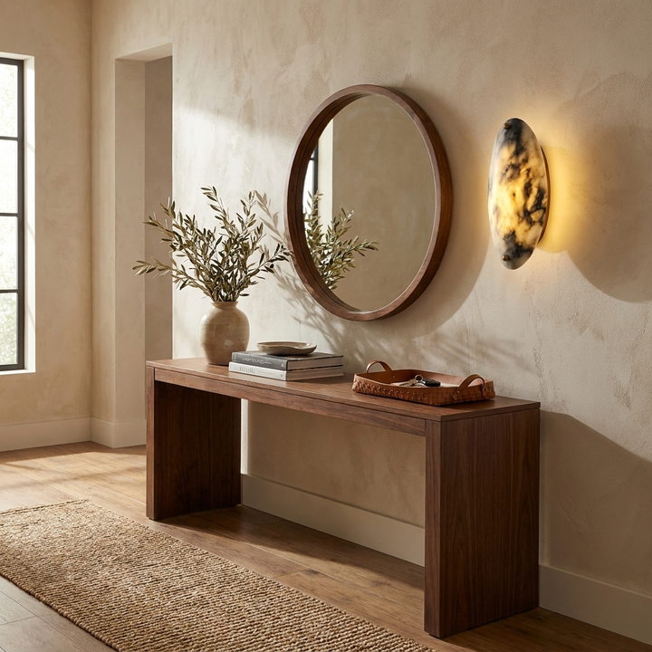 Travertine Bar Wall Sconce