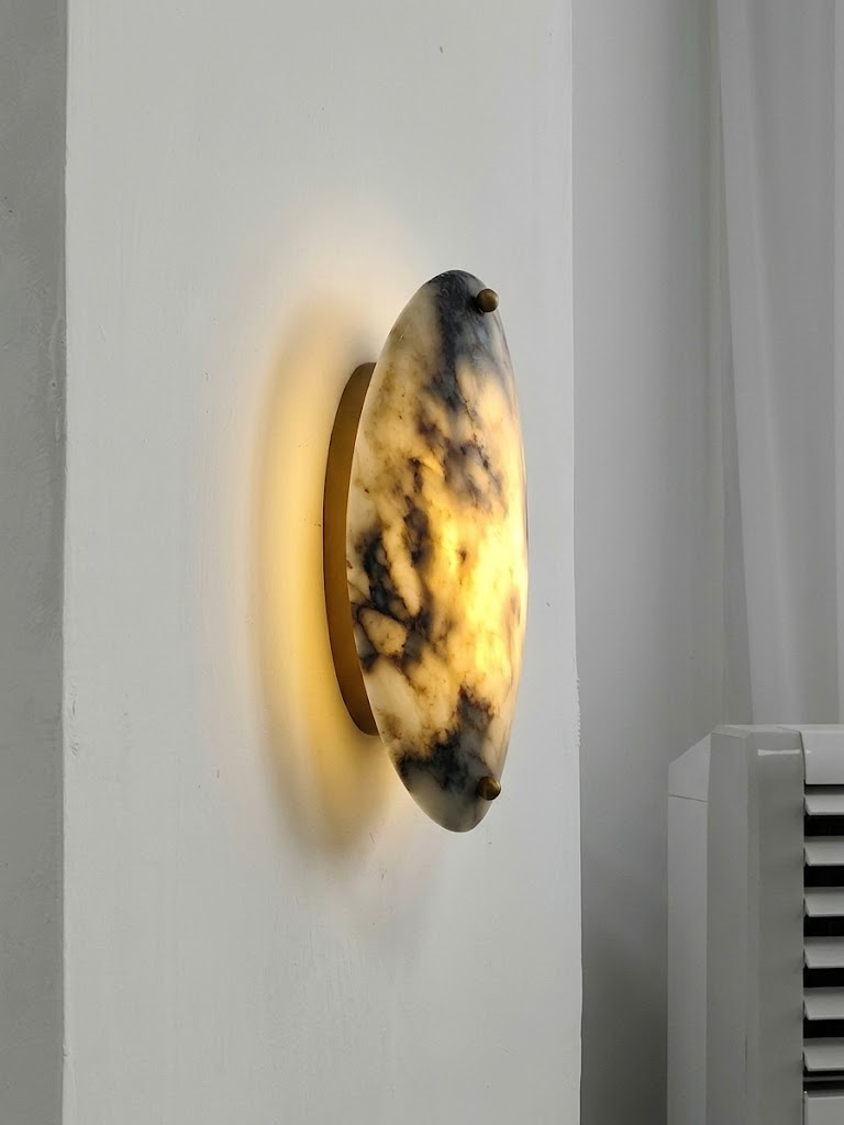 Travertine Bar Wall Sconce