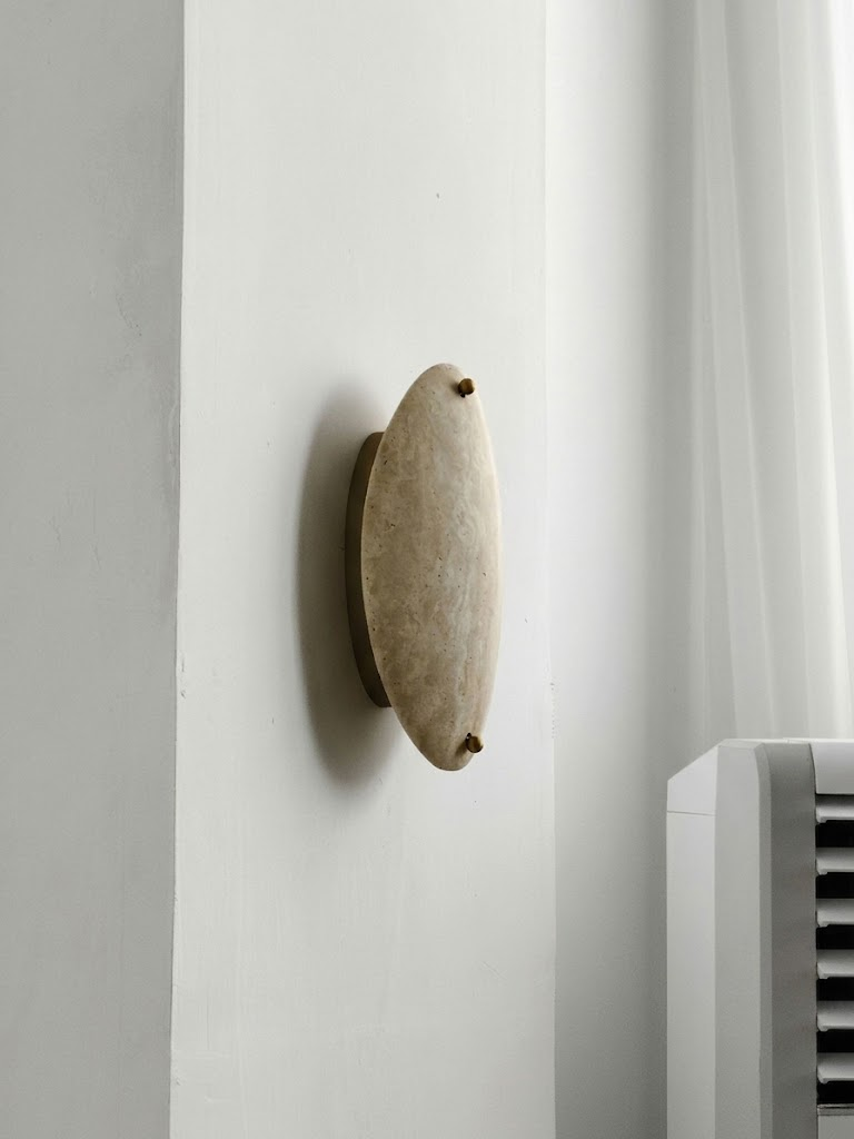 Travertine Bar Wall Sconce