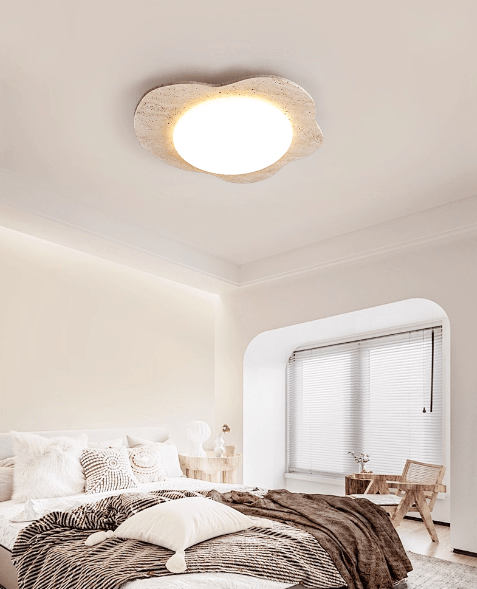 Travertine Cloud Ceiling Lamp - Vakkerlight